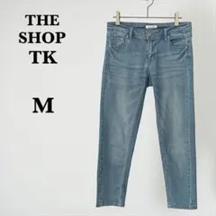 美品【ザショップティーケー】デニムパンツ（M）/ジーンズ ストレート クロップド
