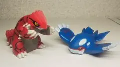グラードン カイオーガ ソフビ 指人形 ポケモンキッズ セット売り