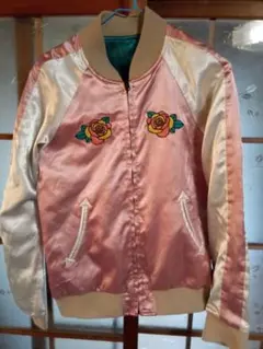 RODEO CROWNS ピンク スカジャン