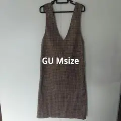 ♪GU☆チェック☆ジャンパースカート♪