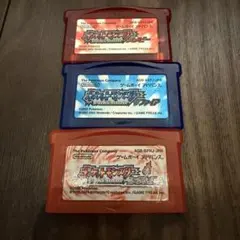 動作確認済　ポケットモンスター　ファイアレッド　ルビー　サファイア