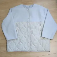 ノーカラージャケット アイボリー