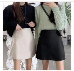 グレイル　インパン裏地付き台形ミニスカート新品未使用タグ付きアイボリー