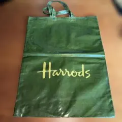 Harrods ハロッズ トートバッグ グリーン