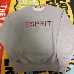90s ESPRIT グレー クルーネック トレーナー