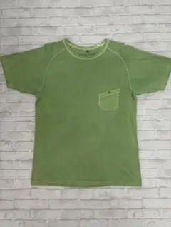 【46】ナイジェルケーボン ポケットTシャツ グリーン