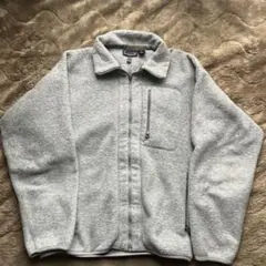 【90s USA製】patagonia フリース グレー S 古着