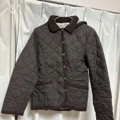 ファミリア キルティングジャケット ブラウン