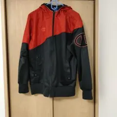 【Y2K】Champion フード付きジャージ上下セットレッド/ブラック
