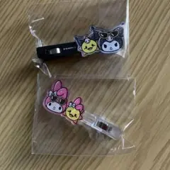 コジマ　マイメロディ　クロミ　アクリルヘアクリップ