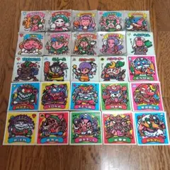 昭和レトロ エスキモー 秘伝忍法帳 シール 26枚セット 当時物 まとめ