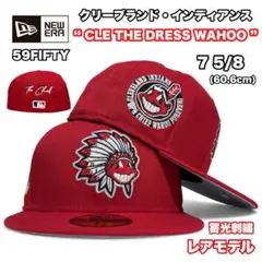 NEW ERA 59FIFTY インディアンス ドレス ワフー酋長 レア R58