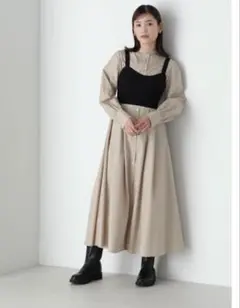 NATURAL BEAUTY BASIC ビスチェセット シャツワンピース M