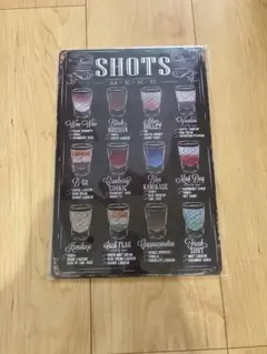 ブリキ看板　お酒　バー
