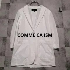 COMME CA ISM テーラードジャケット ホワイト Lサイズのサムネイル