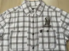 ハーレーダビッドソン 半袖 シャツ 白 チェックのサムネイル