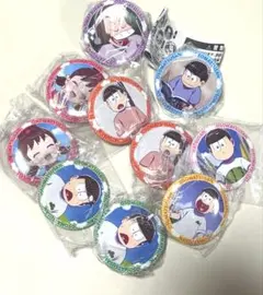 おそ松さん　場面写缶バッジ　十四松　チョロ松　トド松　カラ松　新品未使用　未開封