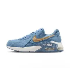 Nike Air Max デニムスニーカー ブルー/ゴールド