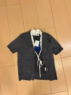 オリーブデオリーブ　半袖カーディガン グレーのサムネイル