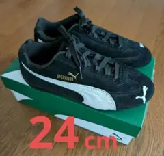 正規品　Puma スピードキャット ブラック24cm ローカットスニーカー