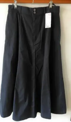 ユニクロコットンマーメイドロングスカート　ハイウエスト