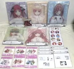 五等分の花嫁 一番くじ ラストワン＋アクリルボード・缶バッジ全員 その他計22点