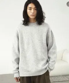 WYM LIDNM MELANGE AZE LOOSE KNIT