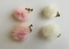 ファーピアス&イヤリング　セット