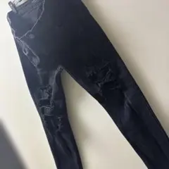 VICTORIOUS❣️ブラックデニム❣️ダメージ❣️ストレート❣️パンツ❣️のサムネイル