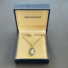 【美品】　Wedgwood 青い陶器　ネックレス