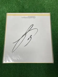 和田毅 プロ野球 直筆サイン色紙 福岡ソフトバンクホークス 春季