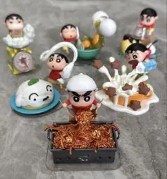 クレヨンしんちゃん お料理のおてつだいだゾ！フィギュアセット全6種
