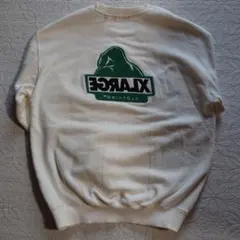 【美品】XLARGE ホワイト トレーナー