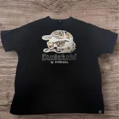 大きいサイズ　4L DUCK DUDE 半袖　ステッカーフェイス Tシャツ