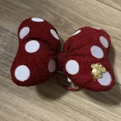 ディズニー ミニーちゃん　リボン　ヘアゴム