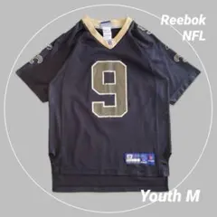 《Reebok NFL》セインツ　ドリュー・ブリーズ　アメフト ゲームシャツ