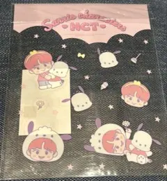 新品未開封　NCT × SANRIO クリアステッカー ジョンウ ポチャッコ