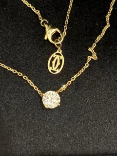 カルティエ ネックレス ダイヤ 0.54ct 1895 ソリテール K18YGのサムネイル