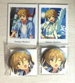 真白友也 フィーチャー 缶バッジ ぱしゃっつ あんスタ まとめ売り