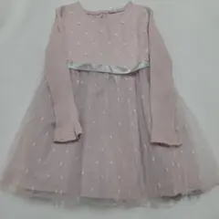 ピンク 長袖 ワンピース