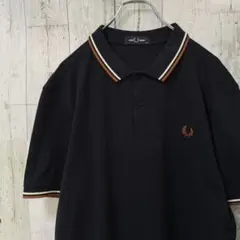 FRED PERRY ポロシャツ XLサイズ ブラック　ネイビーのサムネイル