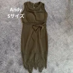 Andy Sサイズ　黒　ノースリーブドレス