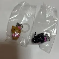 ガチャガチャ ハローキティ めじるしアクセサリー　日焼け 小悪魔