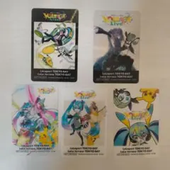 ボカロライブ 初音ミク カード 5枚セット