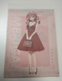 五等分の花嫁∽ DMMスクラッチ D賞 クリアファイル 中野五月