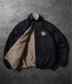 kutirの2wayリバーシブルナイロンボアブルゾン