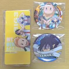 ヒロアカ　スマホスタンド　コレクション缶バッジ　通形ミリオ　天喰環　波動ねじれ