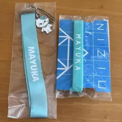 【専用】NiziU マユカ　ラバーバンド　ルキャ　ペンライトストラップ