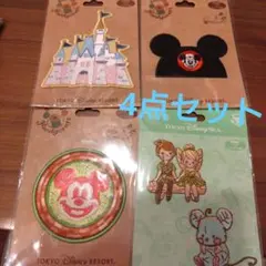 東京ディズニーリゾート 刺繍ワッペン　2wayシール　アイロン接着