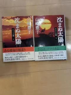 沈まぬ太陽 上・下セット　匿名発送